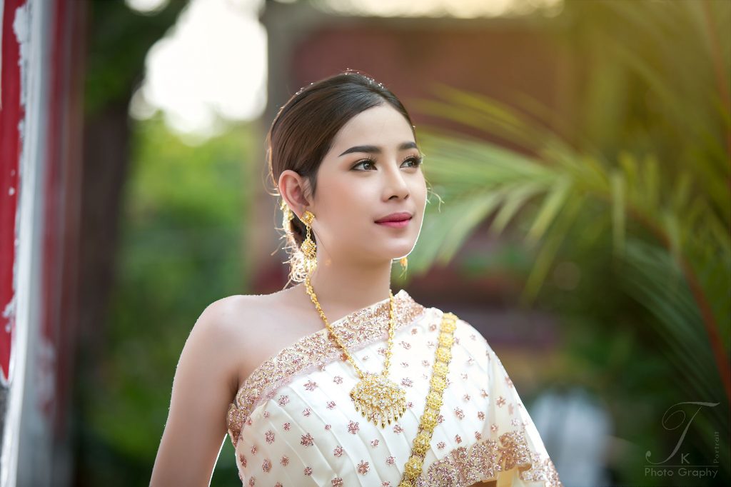 Thai dress travel in phuket thailand