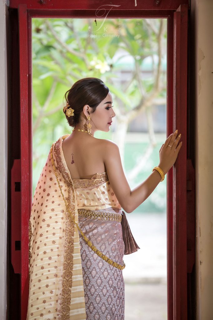 Thai dress travel in phuket thailand