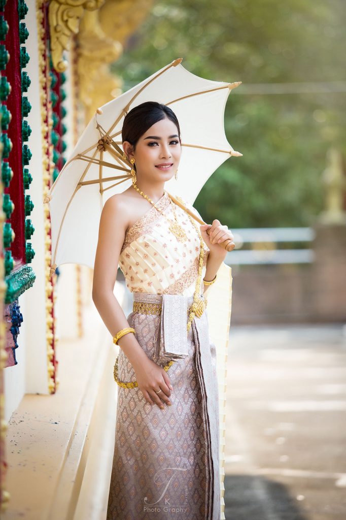 Thai dress travel in phuket thailand