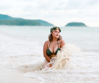 portrait bikini sexy on the beach