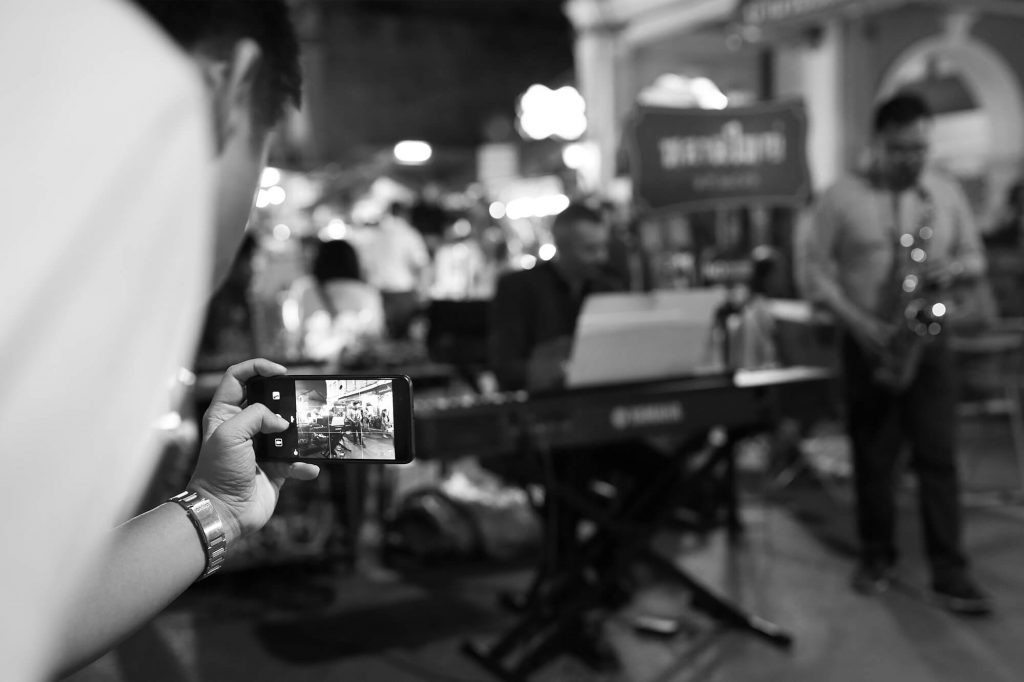 street misic at phuket old town