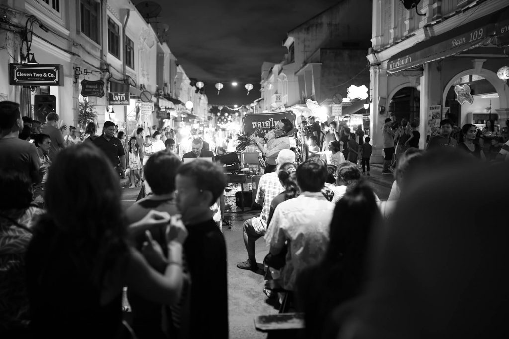 street misic at phuket old town